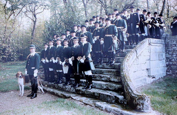 Célébration de la Saint Hubert dans le parc du Château de Dissay - 7 novembre 1992 - Société de Vènerie - 2